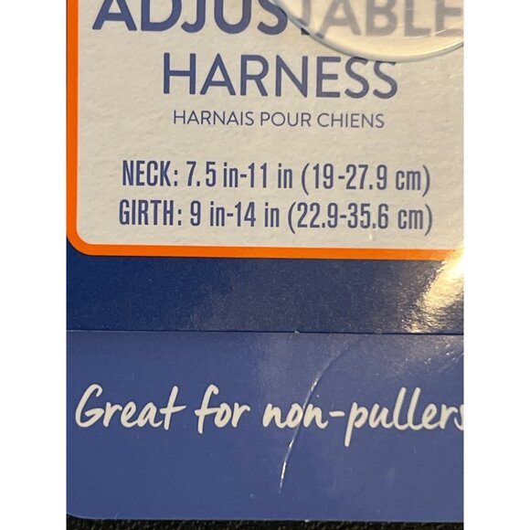 Top Paw Adjustable Dog Pet Harness Aqua Gunmetal Non Pullers Size XS NWT - Picture 4 of 4